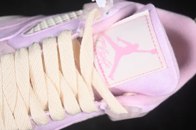 All categories Air Jordan Jordan series basketball shoes Air Jordan 4 Air Jordan 4 Retro "Iced Carmine" AJ4 Jordan 4 denim ice plum powder replica basketball shoes IB6716-600